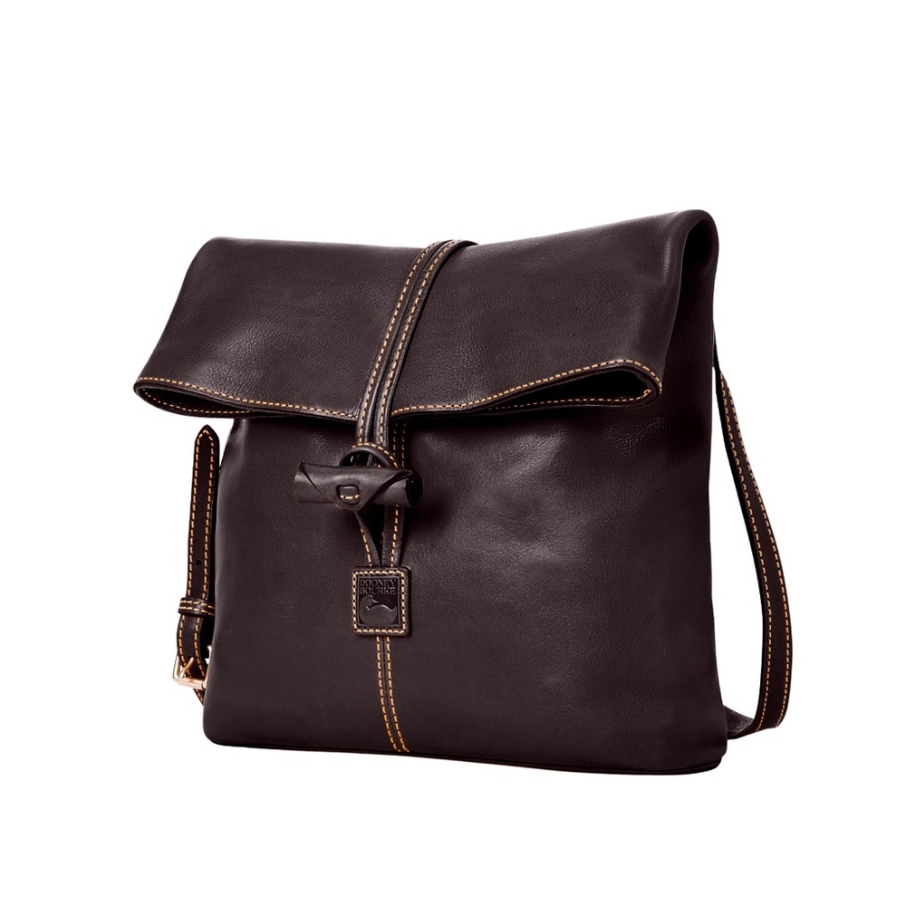 Downey & Bourke Florentine Medium toggle Leather Crossbody